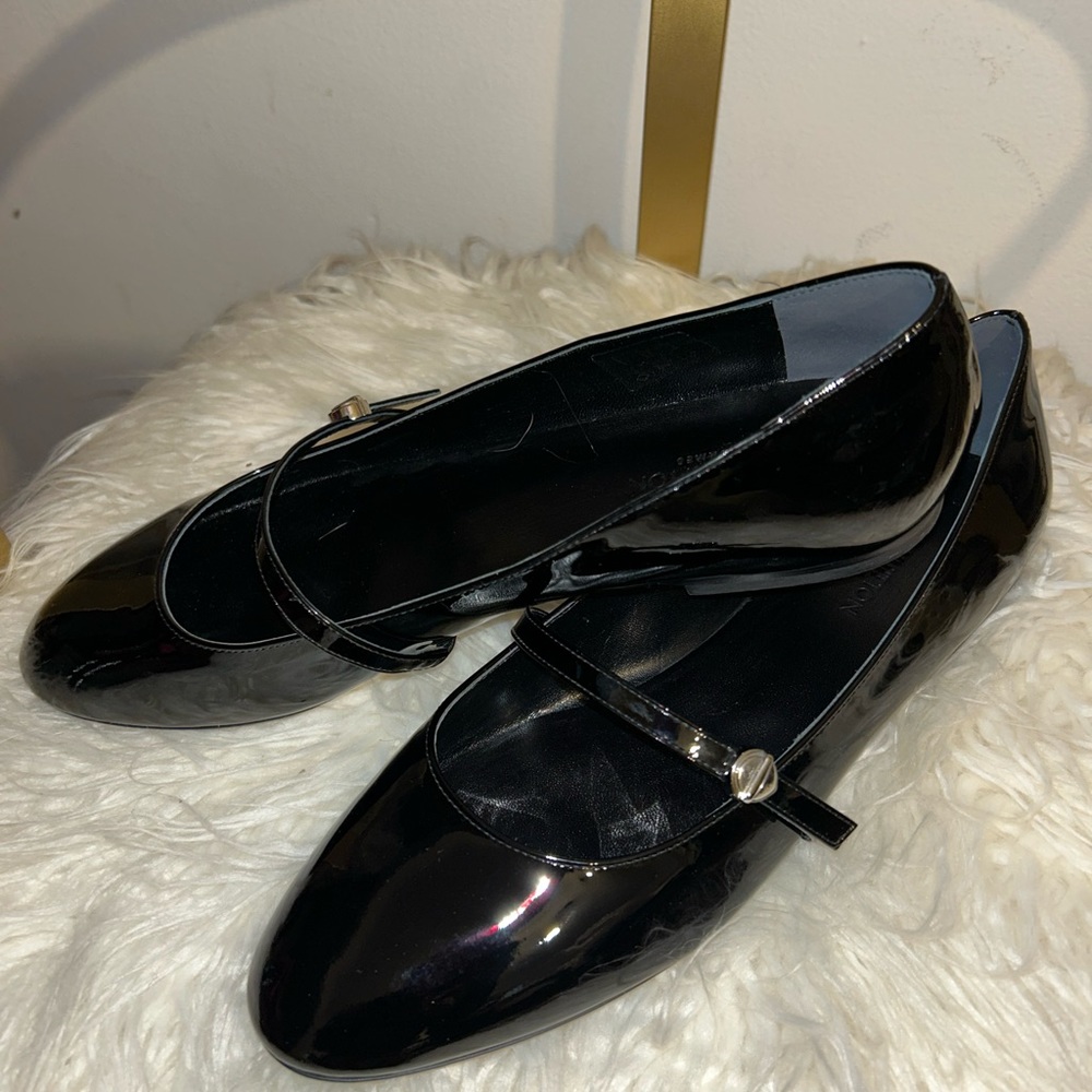 Louis Vuitton uniform ballerina Mary jane flats sz 40.5 /10